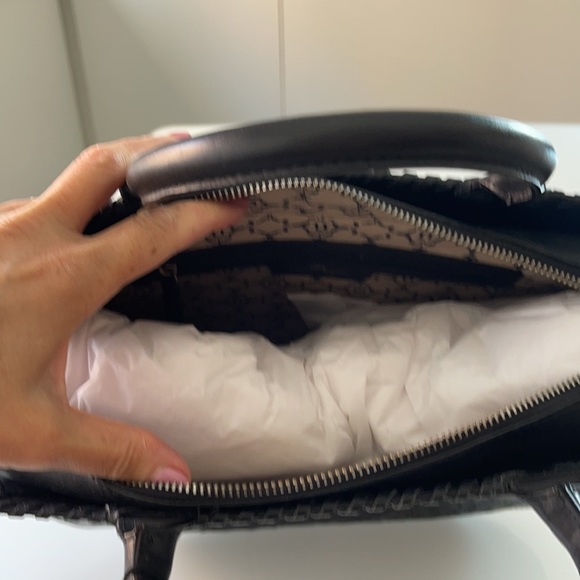 NWT Nanette Lepore Highland Park embossed Satchel - Picture 11 of 14